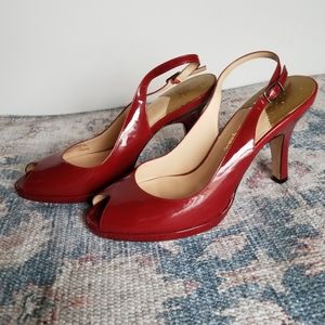 Cole Haan dark red size 8 sling back pump